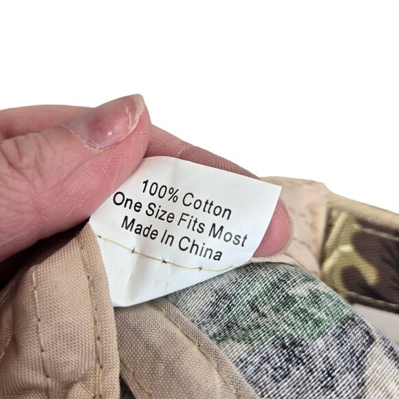 Napa Outdoors Hat Adult One Size Brown Camo Snapback Embroidered‎ Automotive - Picture 9 of 9